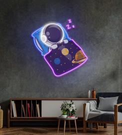 Astronaut Sleep Led Neon Sign Light Pop Art