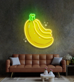 Bling Banana Led Neon Sign Light Pop Art