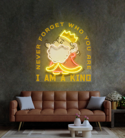 Cute King Led Neon Sign Light Pop Art