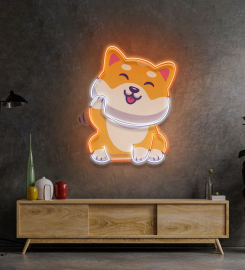 Cute Shiba Led Neon Sign Light Pop Art