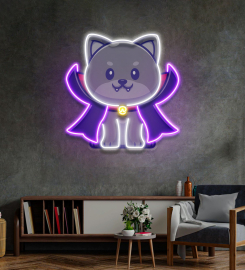 Dracula Dog Led Neon Sign Light Pop Art