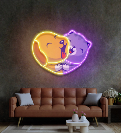 Heart Of Joy Led Neon Sign Light Pop Art