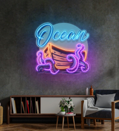 Ocean Labyrinth Led Neon Sign Light Pop Art