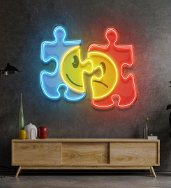 Puzzle Led Neon Sign Light Pop Art