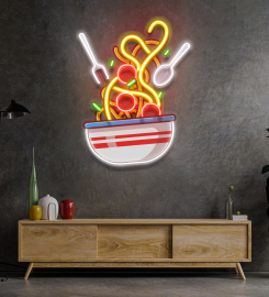 Spaghetti Led Neon Sign Light Pop Art