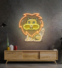 Stupid Lion Led Neon Sign Light Pop Art