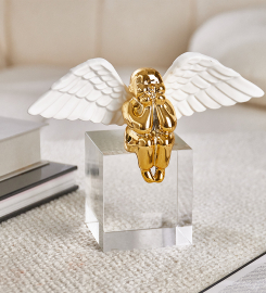 Desktop Figurine, Sculpture Appreciation Animal Sculpture Wings, Home Decoration, Gold