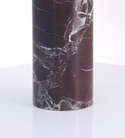 Purple Red Marble Bottle Sculpture for Elegant Home and Office Decor